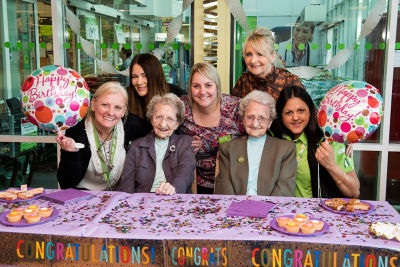 Meet customers Doris and Lil – Britain's oldest identical twins 