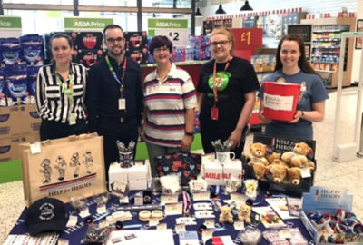 Help for Heroes collection at Asda South Ruislip