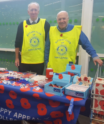 Poppy Appeal at Asda Hartlepool