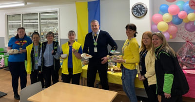 Asda Havant colleagues fundraise for Ukraine refugees