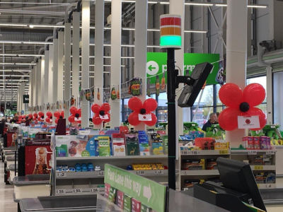 Swindon Haydon make balloon poppies to support appeal