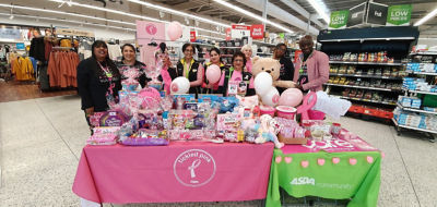 Asda Hayes colleague Angela backs Tickled Pink campaign after finding lump during check