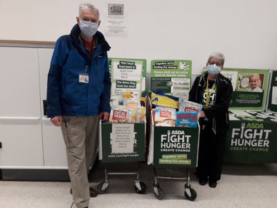 Hereford Food Bank thanks Asda Hereford for support