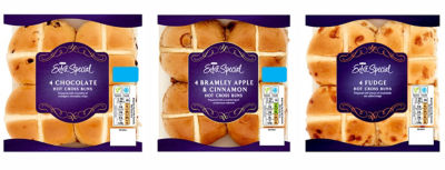 Extra Special flavoured hot cross buns