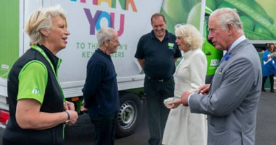 The Prince of Wales and The Duchess of Cornwall visit the Asda distribution centre in Bristol