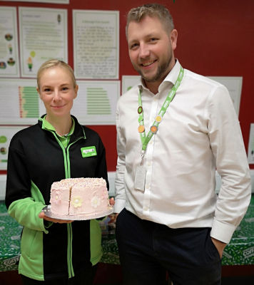 Asda Kingsthorpe colleagues Becky Jobber and Gareth Wortley