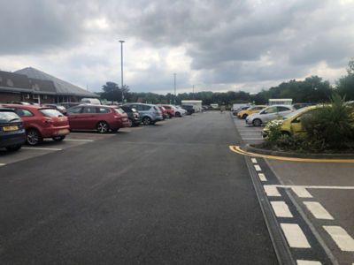 Wakefield plastic bottle car park