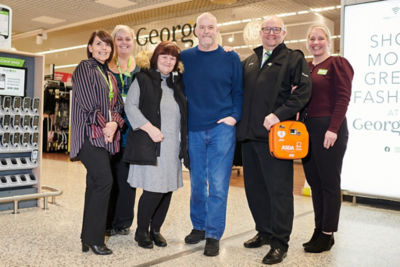 Emotional reunion for shopper Mark as he meets Asda security colleague who saved his life
