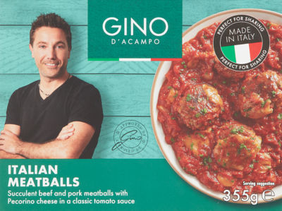 Gino D'Acampo Italian Meatballs at Asda