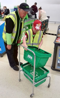 Seven-year-old Jack given day to remember by colleagues at our Breck Road store