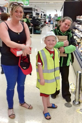 Seven-year-old Jack given day to remember by colleagues at our Breck Road store