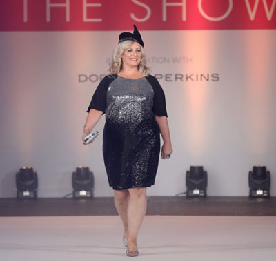 Asda Hull Living colleague Jacqui Johnson at the Breast Cancer Care Fashion Show