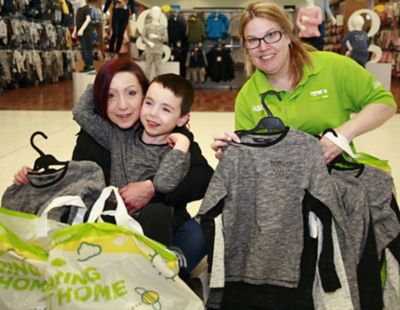 Tops for Jake at Asda Milton Keynes