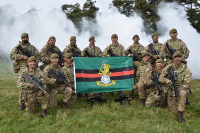 James Marrero-Allen from Asda serves with the 4th Battalion of the Yorkshire Regiment