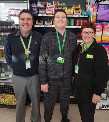 James Felix at Asda Tonypandy