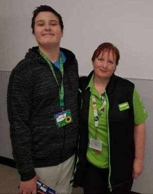 James Felix at Asda Tonypandy