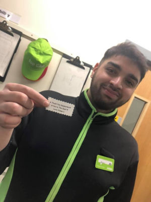 Janae Nolan sent thank you cards to key workers at Asda Chadderton