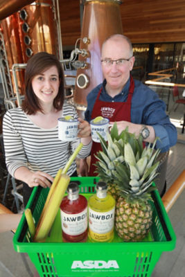 New Pineapple & Ginger and Rhubarb & Ginger gin liqueurs from Jawbox Gin are available at Asda in Northern Ireland