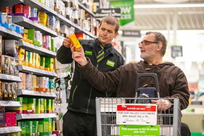 Customer John Cameron loves the friendly service he gets at Asda Wallington