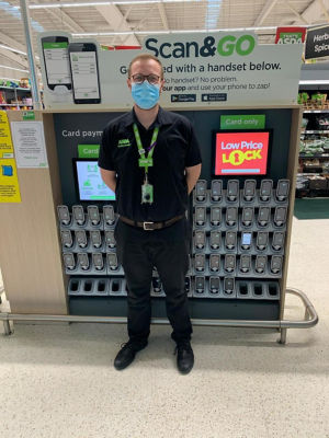 Joss Evans from Asda Caerphilly