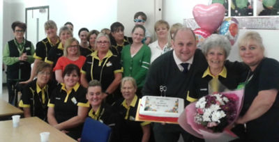 Asda Aintree colleague Joyce celebrates her 80th birthday