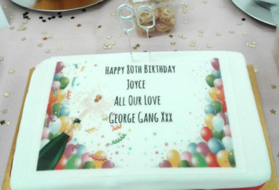 Asda Aintree colleague Joyce's 80th birthday cake