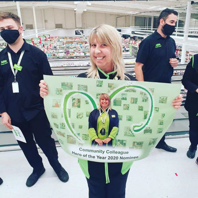 Julie Cook from Asda Aberdare