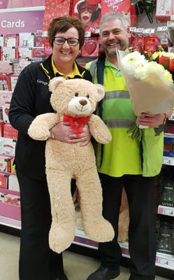 Valentine's Day at Asda Tonypandy
