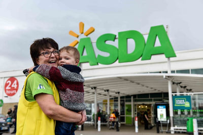 Hugs for Jennifer at Asda Dewsbury