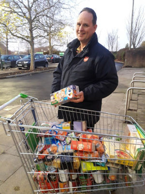Asda Kingshill donation to East Peckham Salvation Army