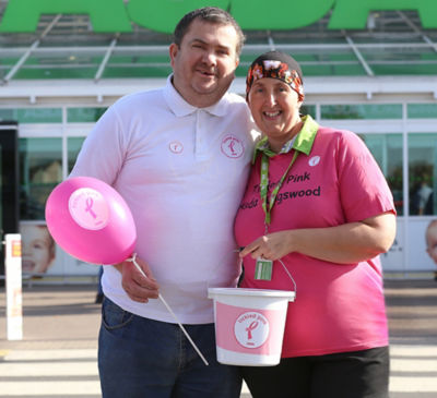 Dannii Connah from Asda Kingswood in Hull with husband Tony