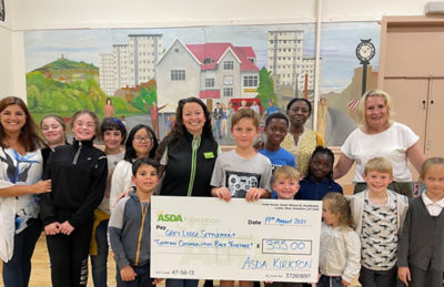 Asda Foundation grant for Grey Lodge Settlement from Asda Dundee Kirkton