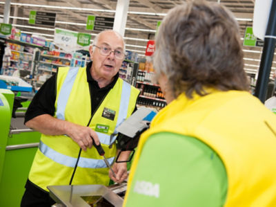 Happy Father's Day to Asda handyman Jeff who's 'better than a dad' to Bev