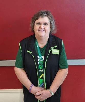 Mandy Linton from Asda Larne is described as one in a million