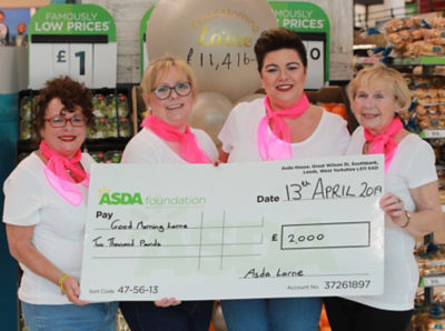 Asda Larne colleagues supporting Good Morning Larne