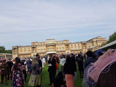 Laura Griffiths from Asda Bloxwich was invited to a Buckingham Palace garden party