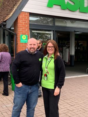 Laura Burton from Asda South Woodham Ferrers is training for the London Marathon