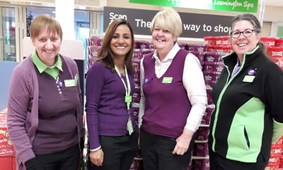 Supporting Purple Tuesday at Asda Leamington Spa