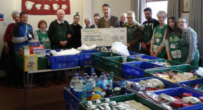Asda Leigh community champion Gwen Appleton at Atherton and Leigh food bank
