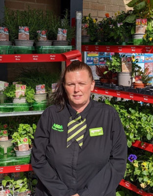 Lisa Clarke from Asda Bexleyheath Crook Log supermarket