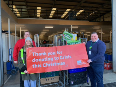 Asda stores in London are supporting the Crisis at Christmas campaign to tackle homelessness