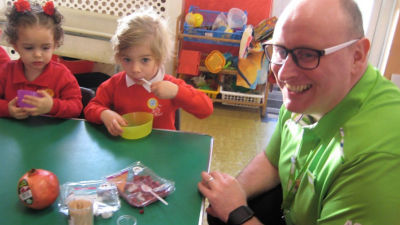 Jon's healthy eating session at Long Eaton