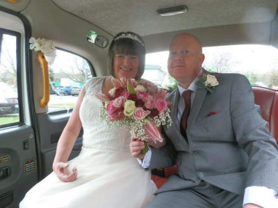 Tony Simpson and Debbie Johnson from Asda Long Eaton have got married