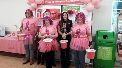 Asda Longwell Green colleagues raise money for Tickled Pink