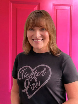 Lorraine Kelly is supporting Asda Tickled Pink