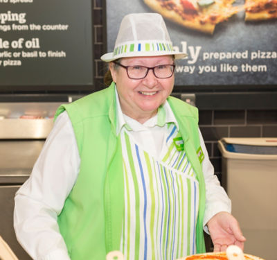 Asda Luton service superstar Linda Weston