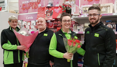 Valentine's Day at Asda Tonypandy