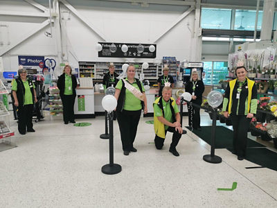Mandy Hamling at Asda Leckwith Road in Cardiff