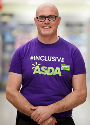 Asda Marple store manager Simon Lea