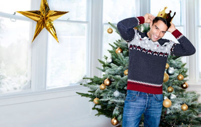 George Fashion Christmas Collection Mens Jumper